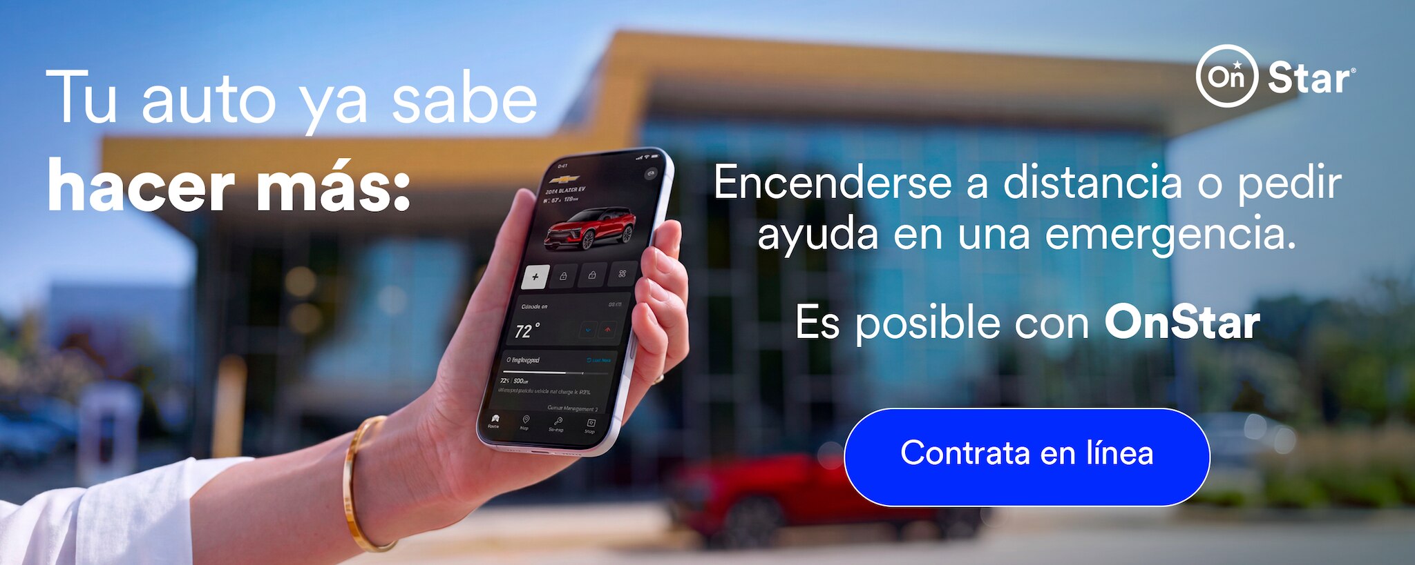 Nueva tienda en línea de OnStar® con tecnología, conectividad y seguridad para vehículos Chevrolet.